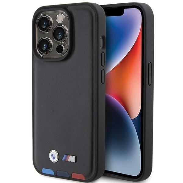 BMW Leather Stamp Tricolor Back Case