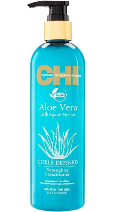 CHI Aloe Vera Curls Defined Кондиционер для Распутывания Волос 340ml (633911811474)