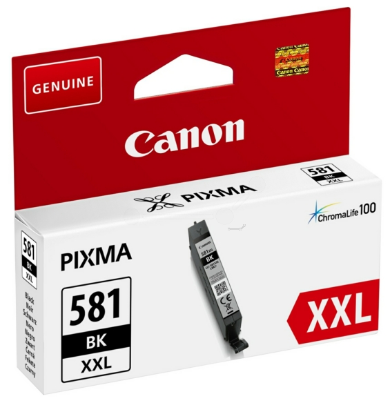 Canon CLI-581 XXL BK Tintes Kārtridžs Melns 24ml (1998C001)