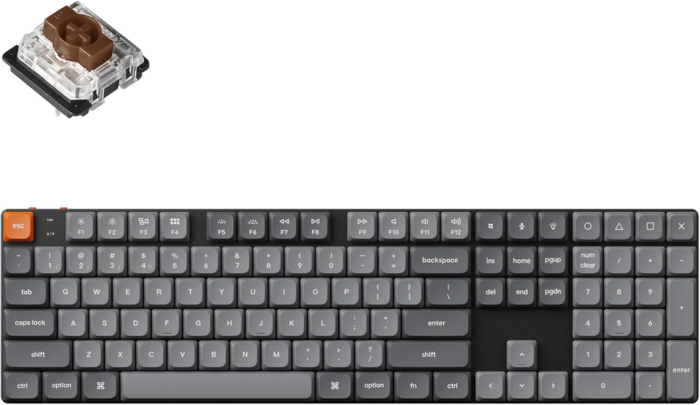 Keychron K5 Max Mechanical Bezvadu Tastatūra
