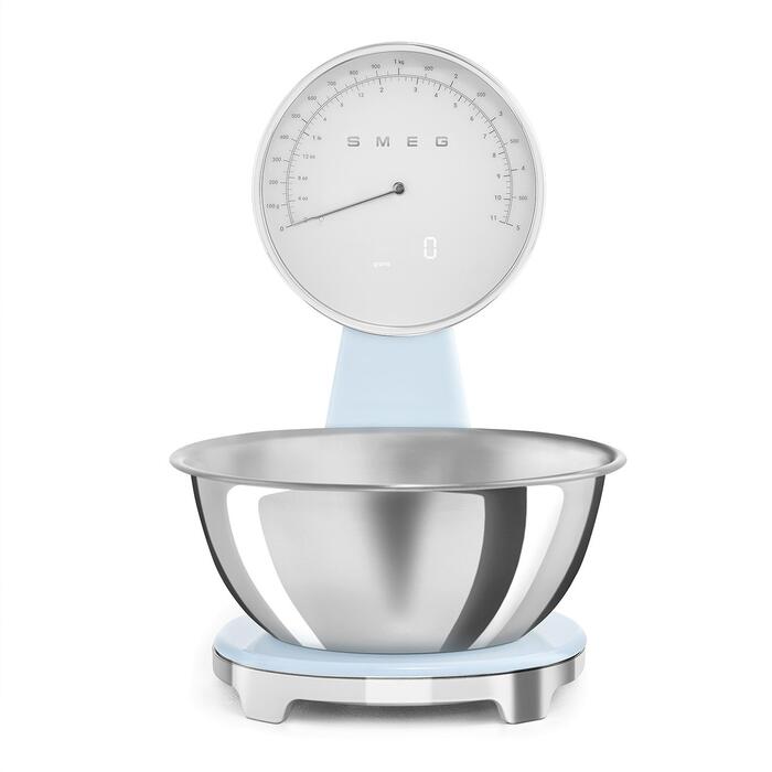 Smeg KSF01PBWW Analog and Digital Кухонные весы Pastel Blue (KSF01PBWW)