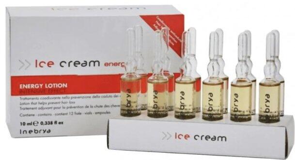 Inebrya Ice Cream Energy Hair Serum 12x10ml Ampoules Сыворотка (8008277263915)