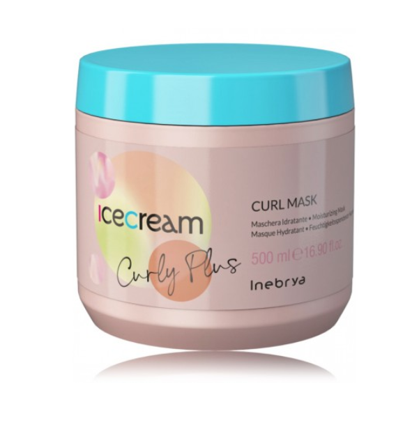Inebrya Ice Cream Curly Plus Curl Маска для волос 500 ml (8008277263694)