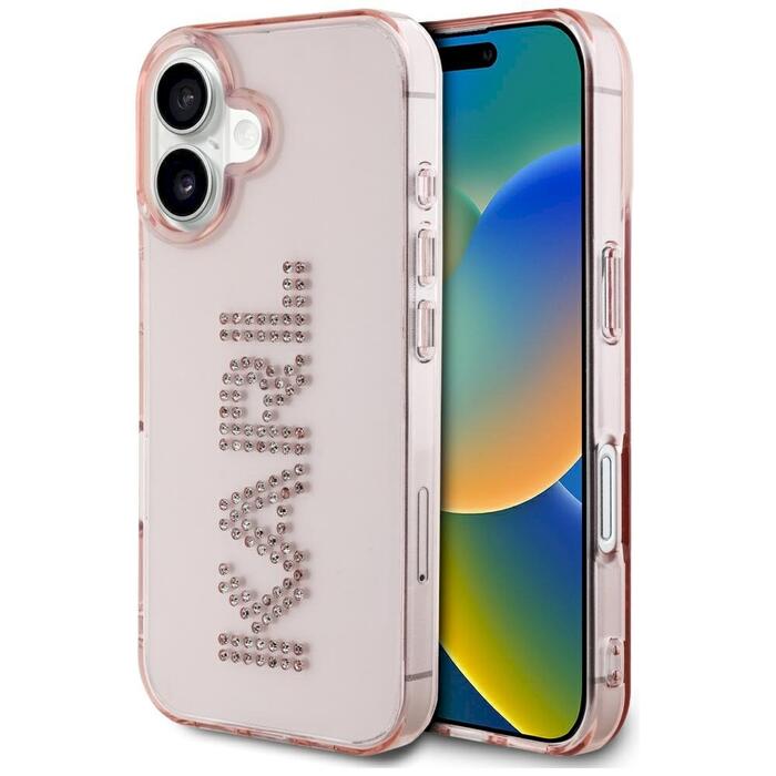 Karl Lagerfeld IML Rhinestones Logo Case