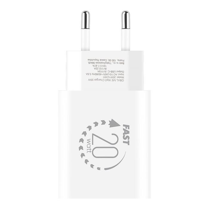 OBAL:ME Wall Charger USB-C 20W Tīkla