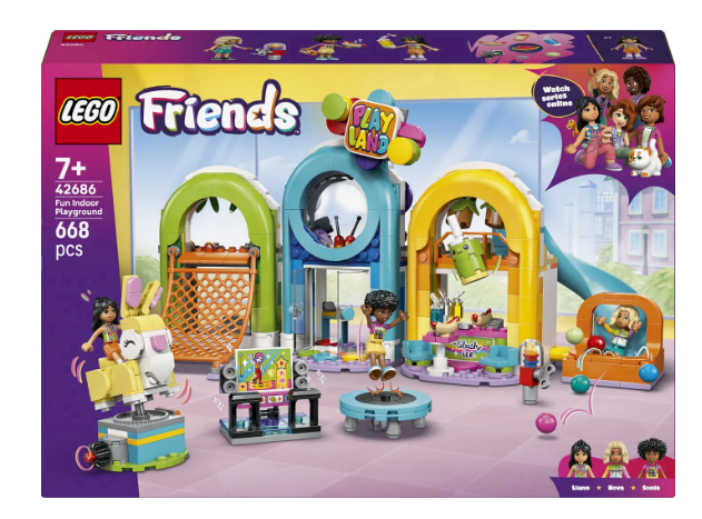 LEGO Friends 42686 Aizraujošais iekštelpu rotaļlaukums
