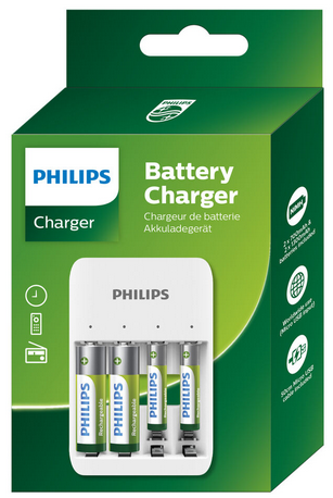 Philips SCB4013NB/00 Bateriju Lādētāju komplekts (SCB4013NB/00)