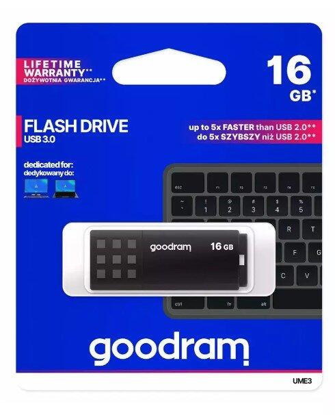 Goodram 16GB UME3 USB 3.0 Флеш Память (UME3-0160K0R11)
