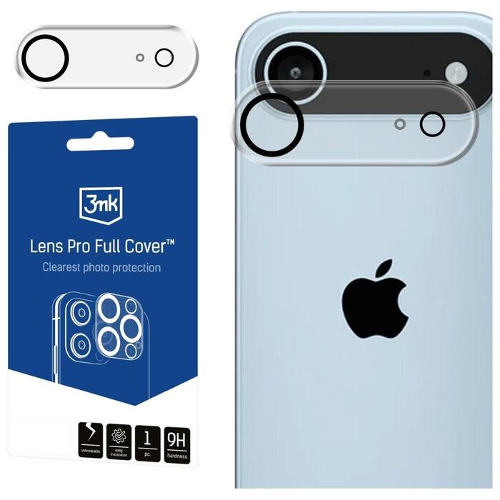 3MK Lens Pro FullCover Camera Lens Protection Защитное Стекло для Объективов Камеры Apple iPhone 17 Air (5903108664387)