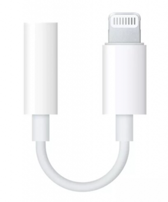 Apple MMX62ZM/A 3.5 mm uz Lightning Audio Adapteris (MMX62ZM/A)