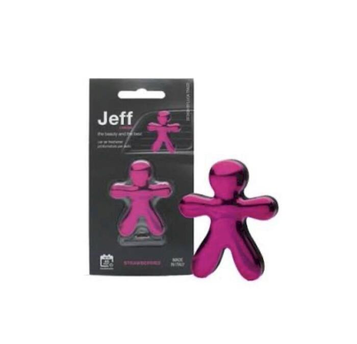 Mr&Mrs Fragrance Jeff Chrome Автомобильный Ароматизатор Strawberries (8051277333478)