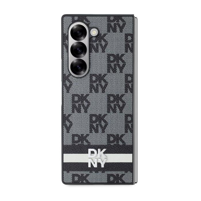 DKNY PU Leather Checkered Pattern and
