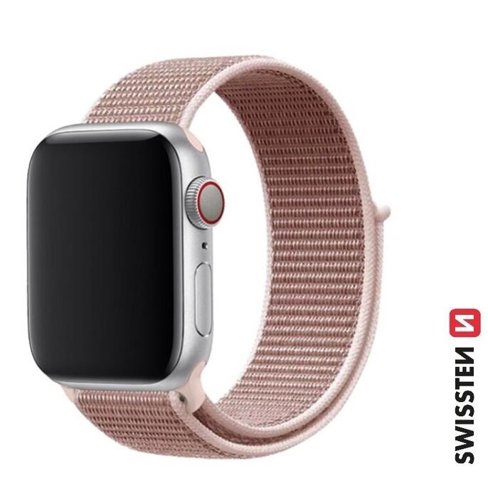 Swissten Нейлоновый Pемешок для Apple Watch 38 / 40 / 41 mm (46000704)