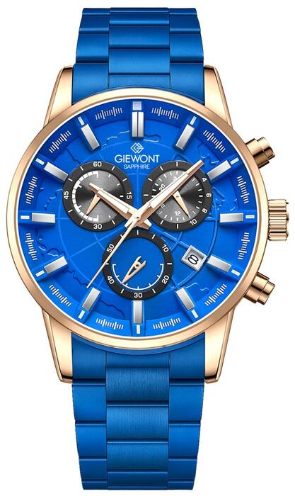 Giewont Chronograph Sapphire Vīriešu pulkstenis GW4580-B5 / zils (GW4580-B5)