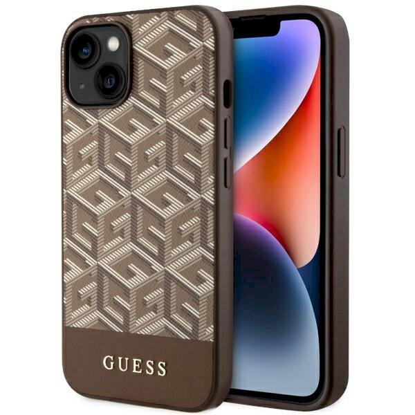 Guess GUHMP14MHGCFSEW GCube Stripes MagSafe Aizsargapvalks
