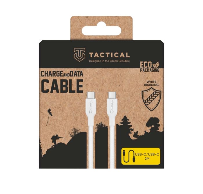 Tactical Stitch Thread USB-C/USB-C Kabelis 2m