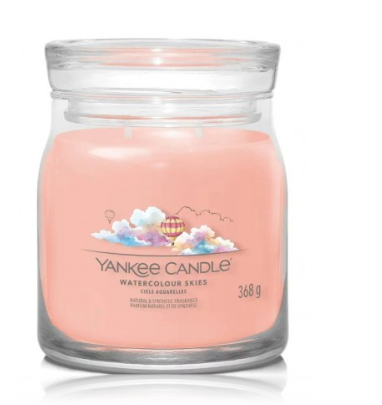 Yankee Candle Watercolour Skies Aromātiskā svece 368 g (5038581151199)