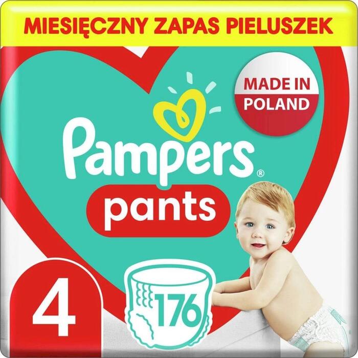 Pampers Pants Autiņbiksītes‑Biksītes 4. Izmērs (9‑15kg)