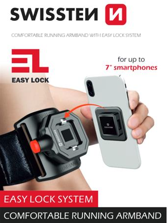 Swissten EASY LOCK Armband Rokas Telefona