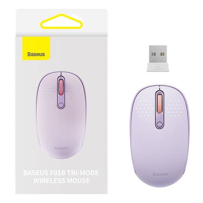 Baseus F01B Tri-mode Беспроводная Компьютерная Mышь (F01B-PU)
