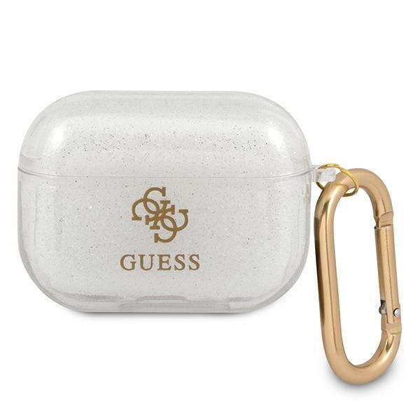 Guess GUAPUCG4GT Transparent Glitter Collection Aizsargapvalks