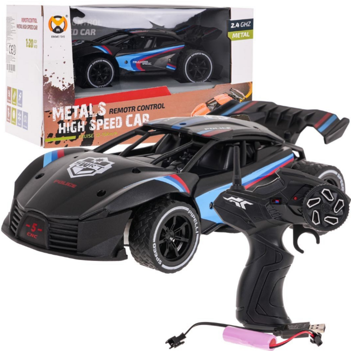 RoGer R/C Ātrgaitas tālvadības automašīna 1:20