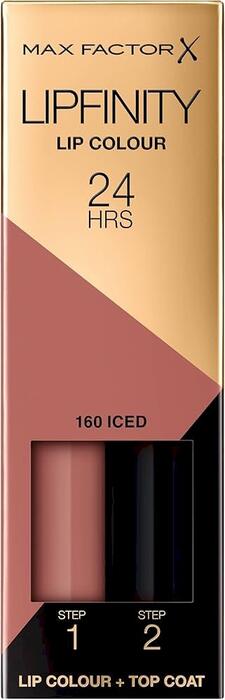 Max Factor Lipfinity Lip Colour 160 Iced Жидкая помада 4 ml (86100013799)