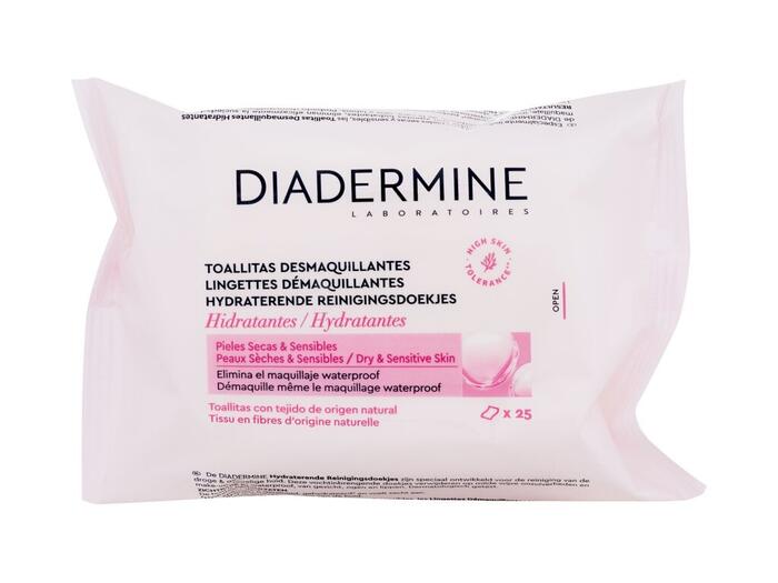 Diadermine Hydrating Очищающие салфетки 25pc (4015000503136)