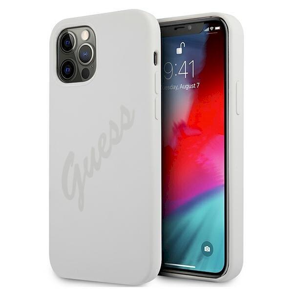 Guess GUHCP12LLSVSCR Script Vintage Защитный чехол для iPhone 12 Pro Max 6,7" / кремовый (GUHCP12LLSVSCR)