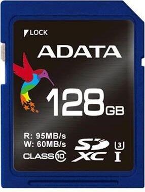 ADATA 128GB SDXC UHS-I U3 V30S