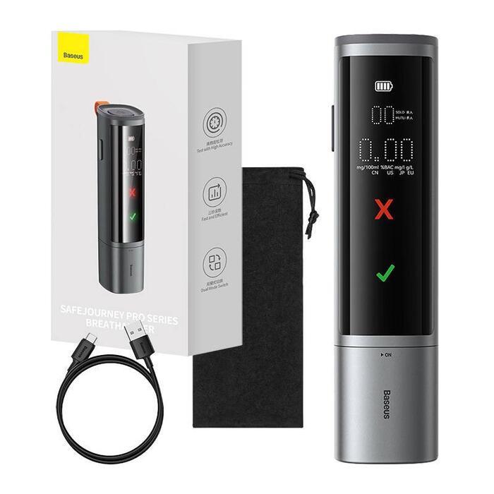Baseus Safe Journey Pro Электронный алкотестер 470 mAh (CRCX060014)