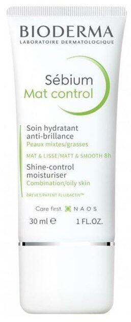 Bioderma Sébium Mat Control 12h Shine-Control Care Крем Для Лица 30 ml (3701129811955)