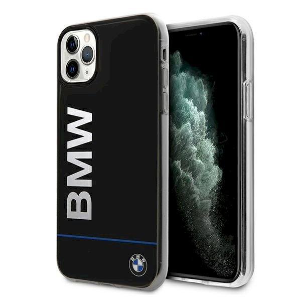 BMW BMHCN58PCUBBK Hardcase Signature Printed Logo Aizsargapvalks priekš iPhone 11 Pro 5.8" / melns (BMHCN58PCUBBK)