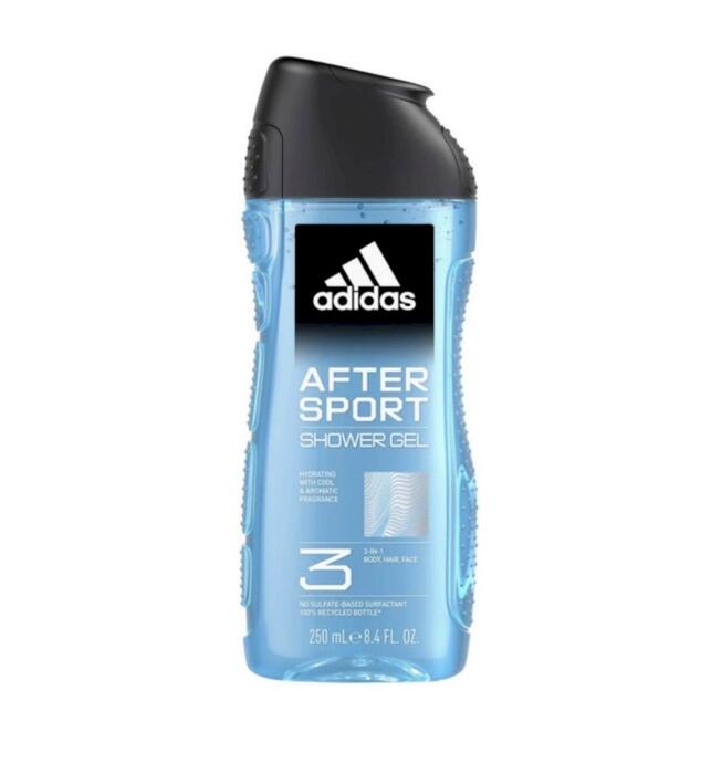 Adidas After Sport Гель Для Душа 250ml (3616304240423)