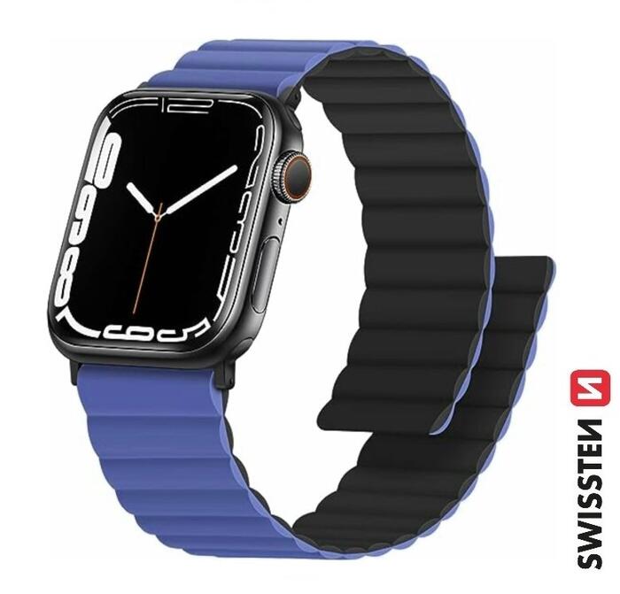 Swissten Силиконовый Магнитный Pемешок для Apple Watch 38 / 40 mm (46000504)