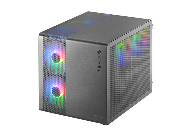 Mars Gaming MC400W Компьютерный корпус mATX / чёрный (MC400)