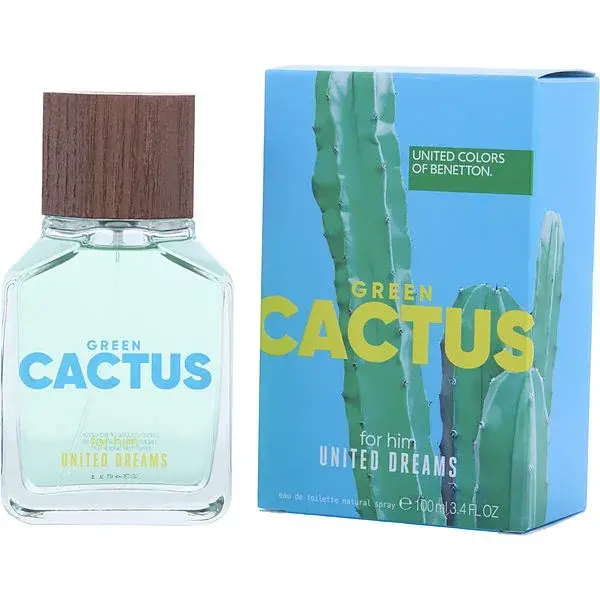 Benetton United Dreams Green Cactus Туалетная вода EDT 80 ml (8433982024092)