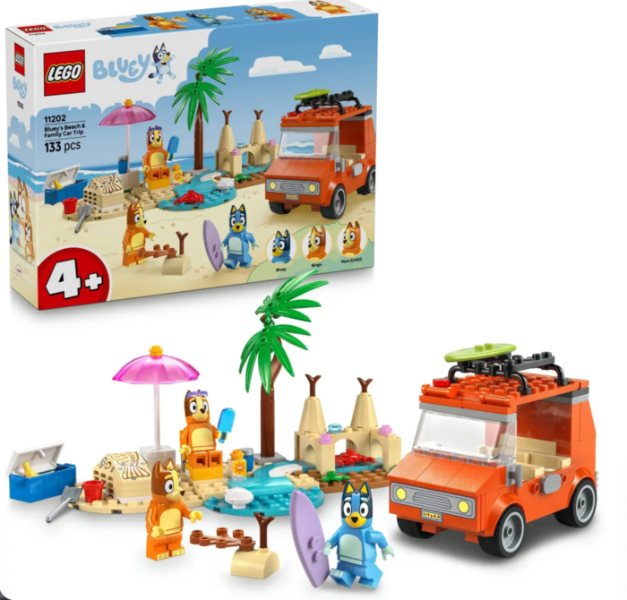 LEGO BLUEY 11202 Bluey's Beach & Family Car Trip Konstruktors (11202)