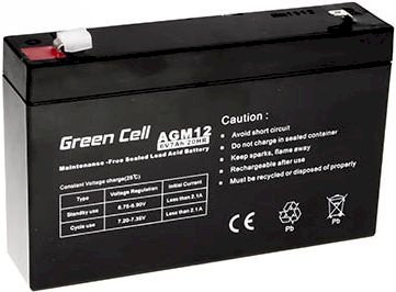 GreenCell AGM12 Maintenance-Free Akumulators rotaļlietām, kases