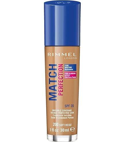 Rimmel London Match Perfection 24HR SPF20 Тональная основа 081 Fair Ivory 30 ml (3614220954004)