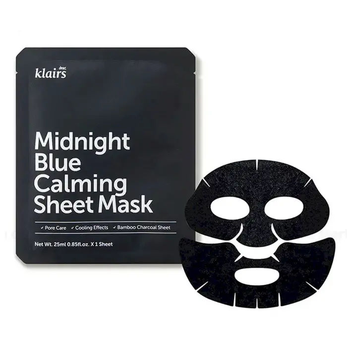 Dear, Klairs Midnight Blue Face Mask Маска для лица 25ml (8809572890222)
