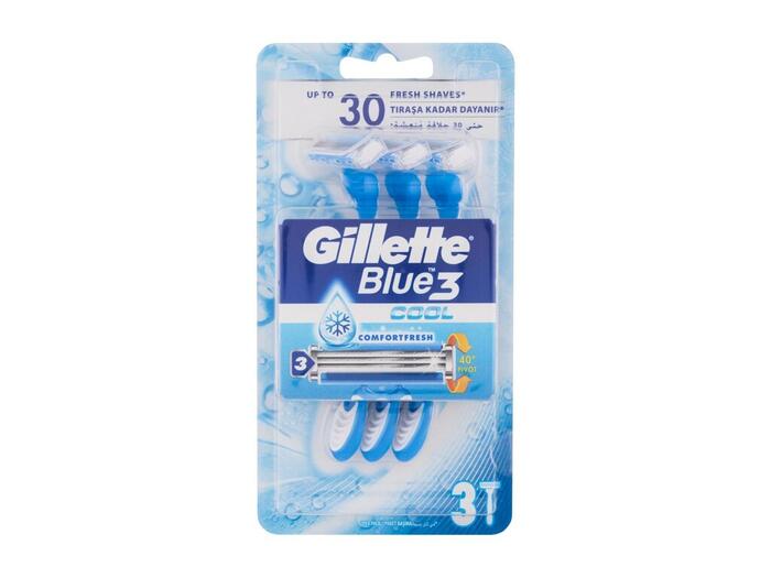 Gillette Blue3 Razor Skuveklis 3pc (7702018457229)