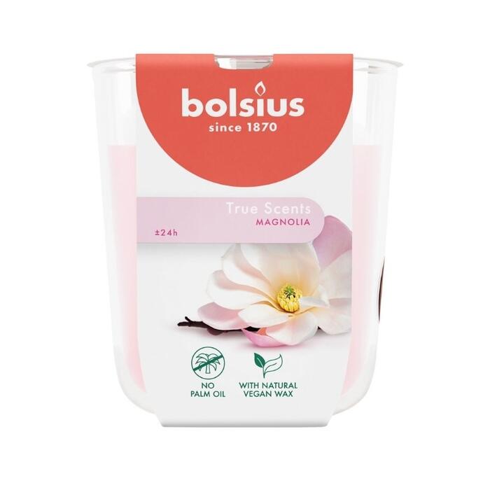 Bolsius True Scents Aromātiskā Svece 80x73mm Magnolia (37930304)