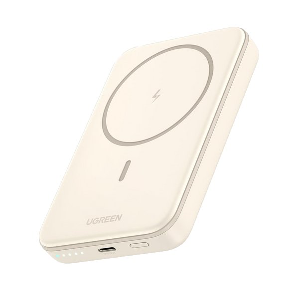 UGREEN 25208 Pārnēsājamā baterija 10000 mAh Bezvadu uzlāde 20 W / bēšs (UG-25208)