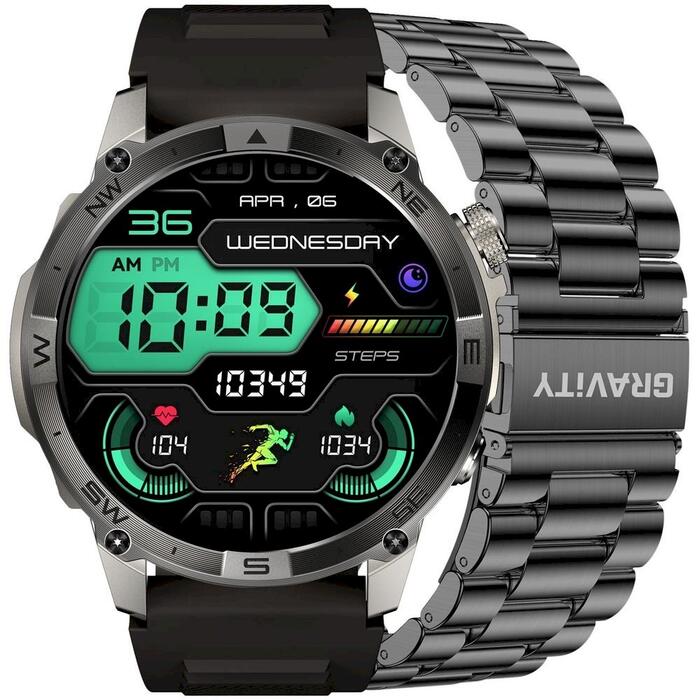 Smartwatch Gravity Ремешок + браслет GT46-3 / графитовый (GT46-3)