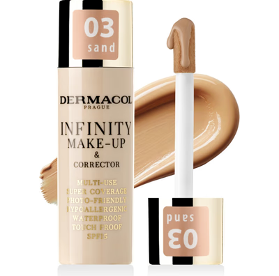 Dermacol Infinity Make-Up & Корректор 03 Sand 20 g (8595003132022)