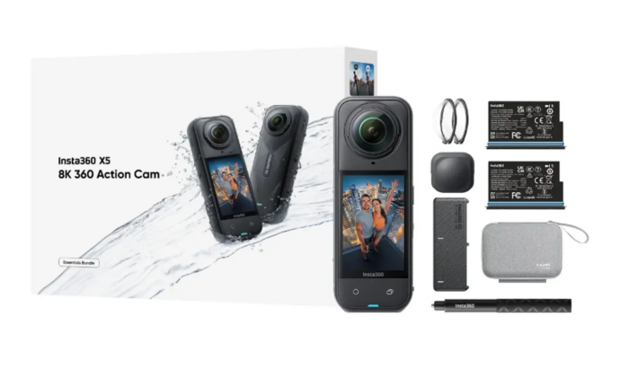 Insta360 X5 Bundle Экшн-камера 72MP 8K Ultra HD (CINSAAHA-X504)