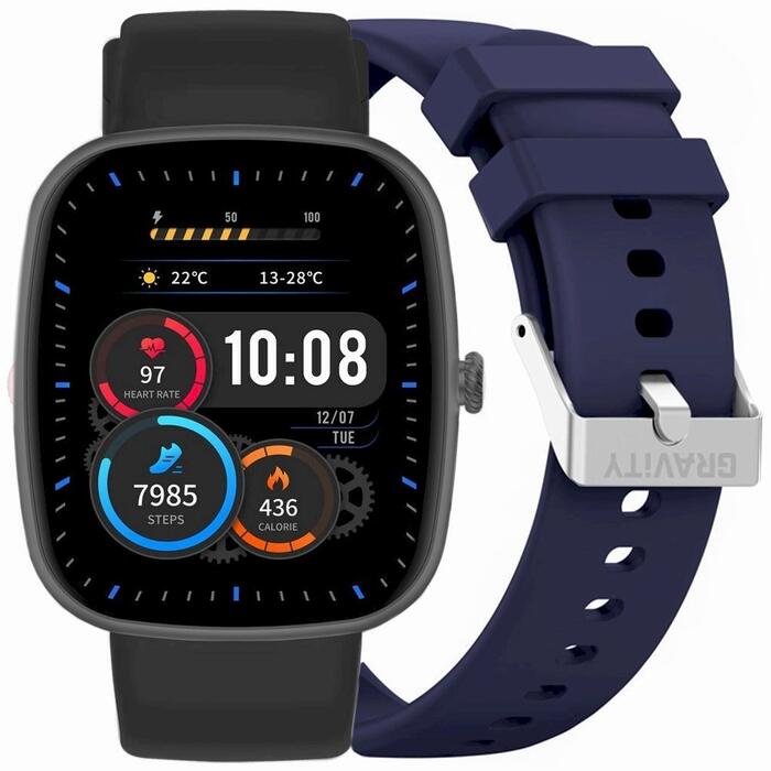 Smartwatch Gravity ar 2 siksniņām GT18-9