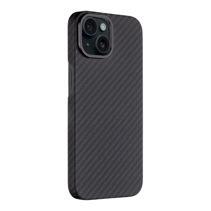 Tactical MagForce Aramid Cover Защитный чехол для Apple iPhone 15 / чёрный (TA-57983115951)