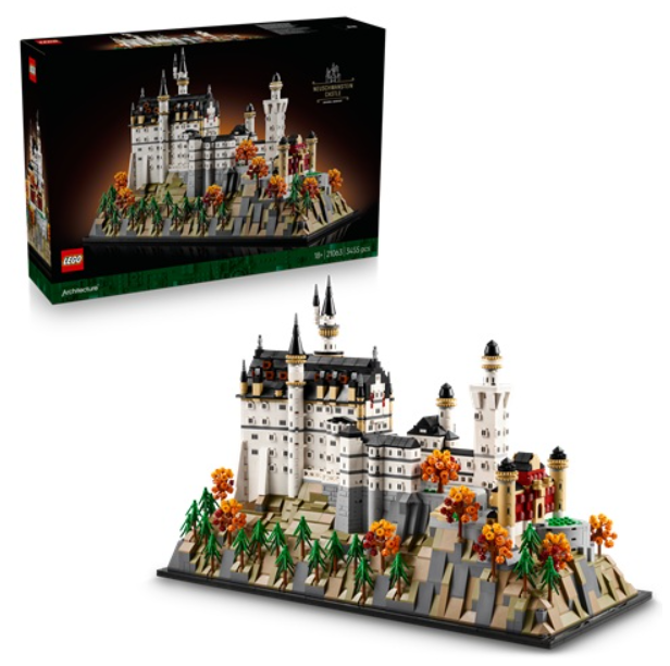LEGO ARCHITECTURE 21063 Neuschwanstein Castle konstruktors